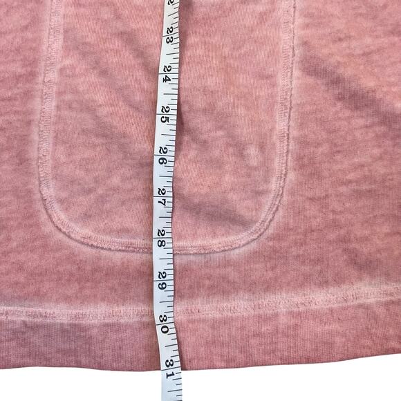 Ulla Popken Sz 28/30 Distressed Pink Full-zip Hooded Sweatshirt with Rhinestones - Picture 11 of 16